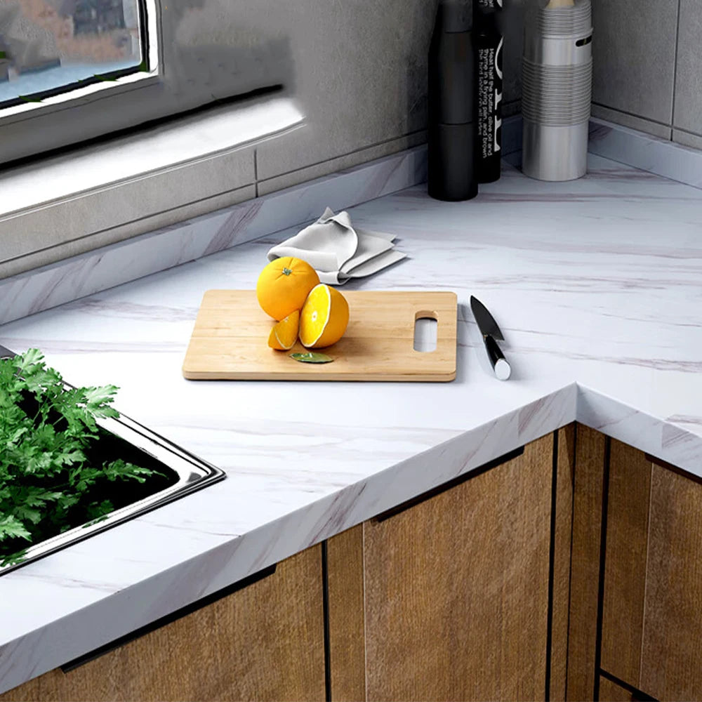 Marble Makeover – Slitstark & Värmetålig Dekorfilm