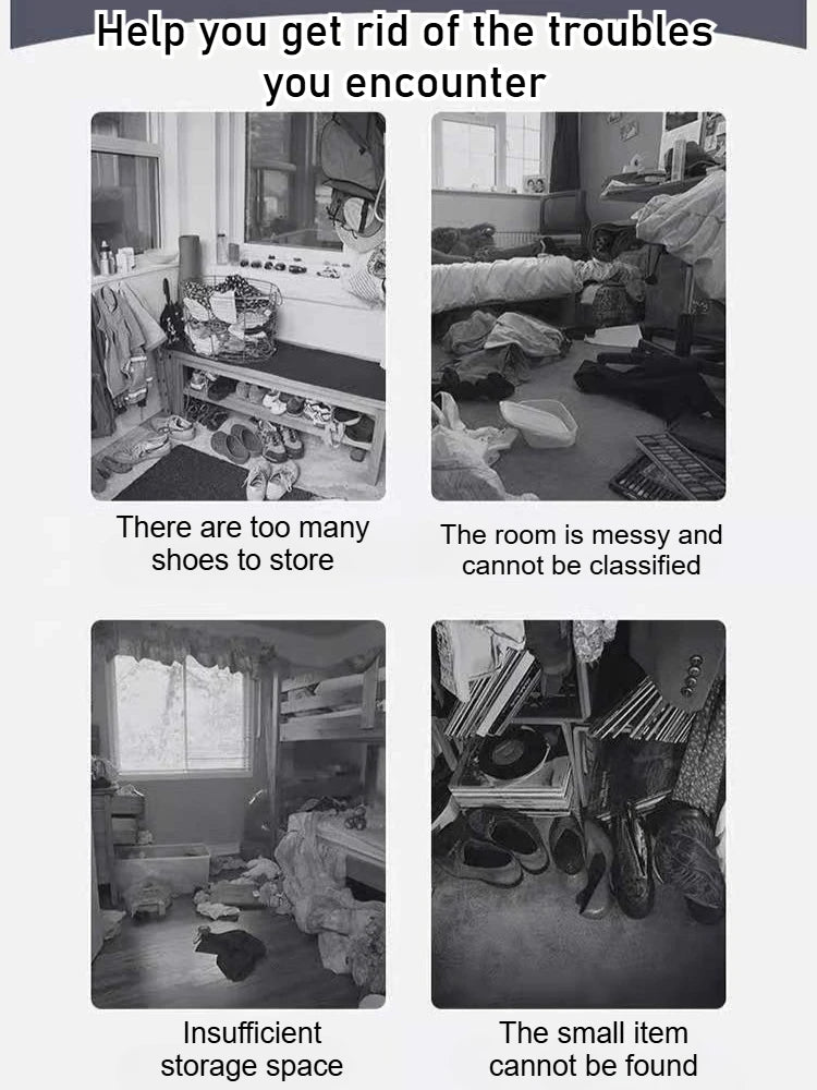 Hallmöbel 2-i-1 – Klädhängare & Skohylla (5 plan)