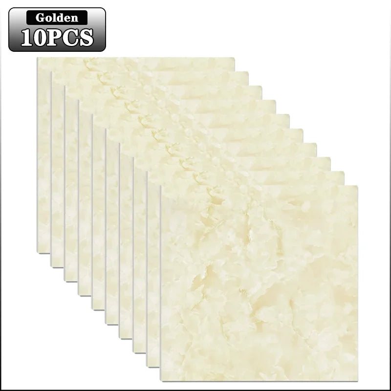 Självhäftande Golvplattor Marmor (10-pack) – Slitstark PVC