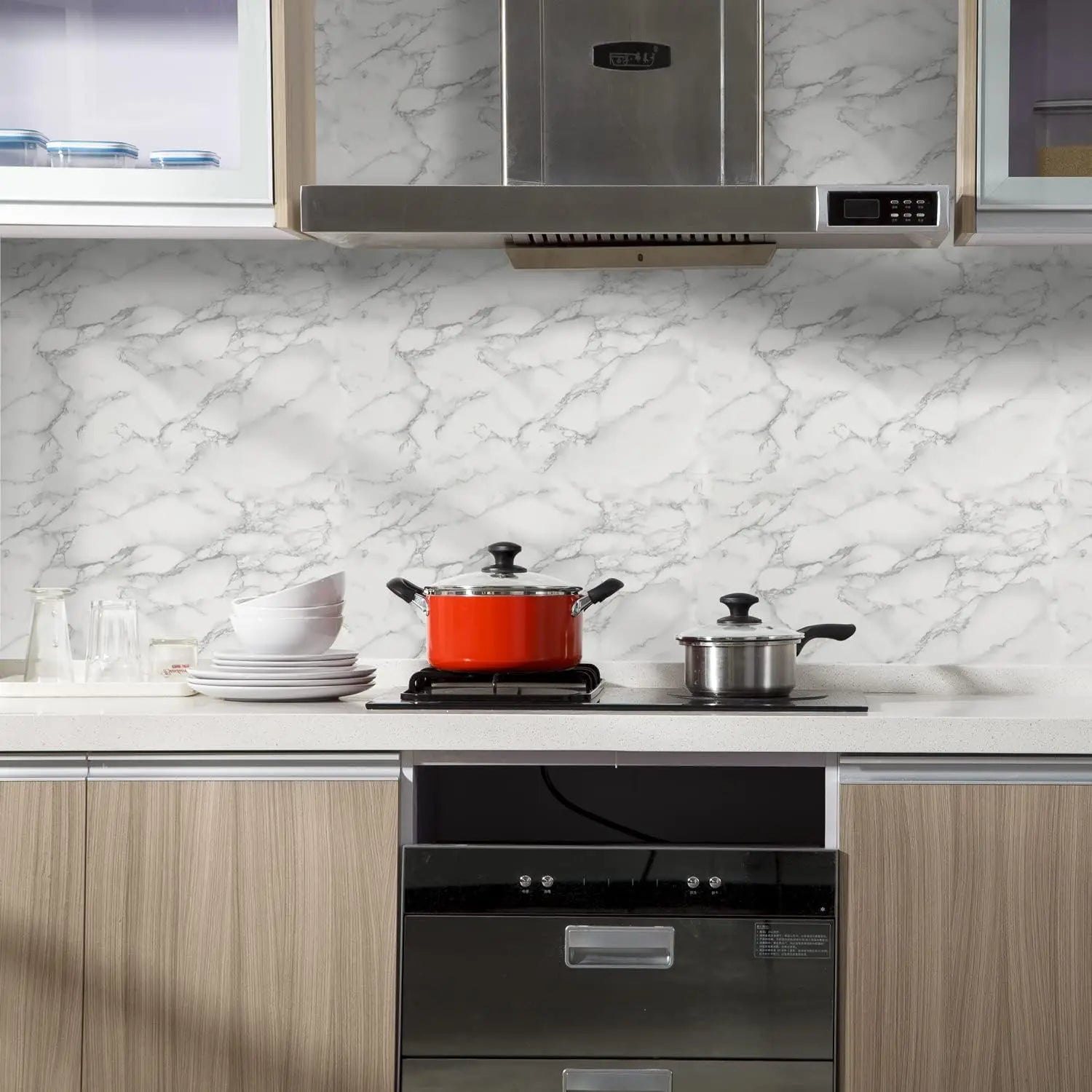 Marble Makeover – Slitstark & Värmetålig Dekorfilm