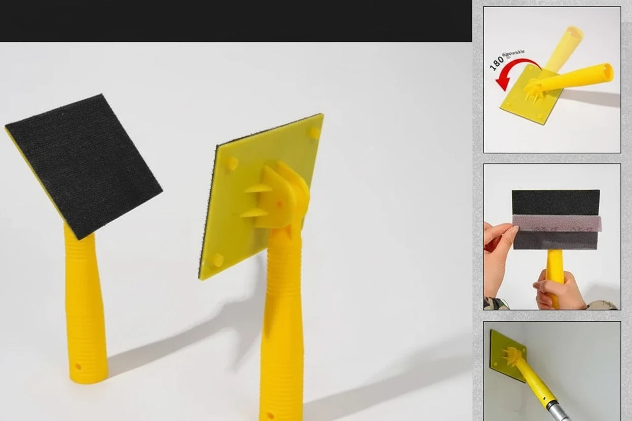 Ledbar Slipkloss för Skaft – Hållare för Slippapper (Vägg & Tak)